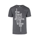 Playera CR/MC Estampada THE BEST DREAM WAKE UP
