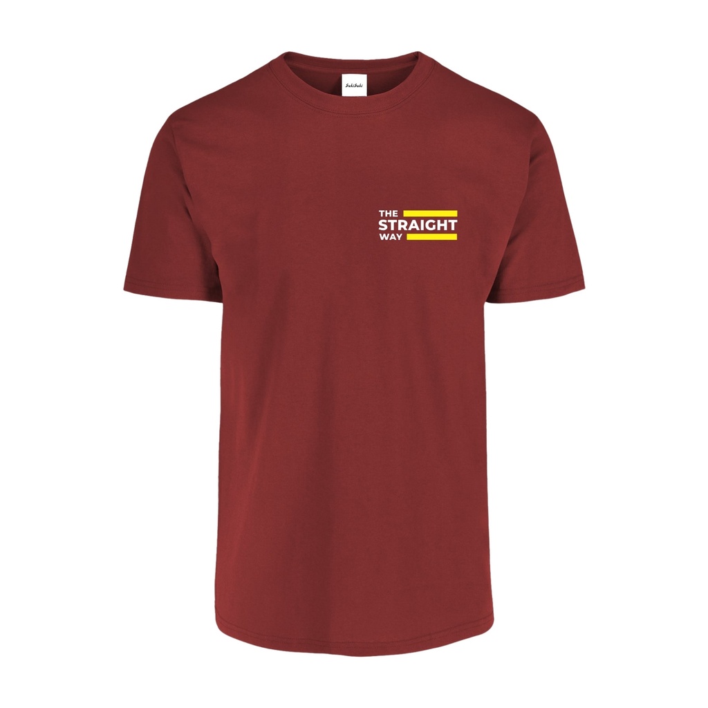 Playera CR/MC Estampada THE STRAIGHT WAY