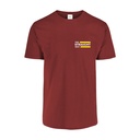 Playera CR/MC Estampada THE STRAIGHT WAY