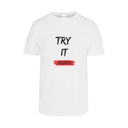 Playera CR/MC Estampada TRAY IT AGAIN