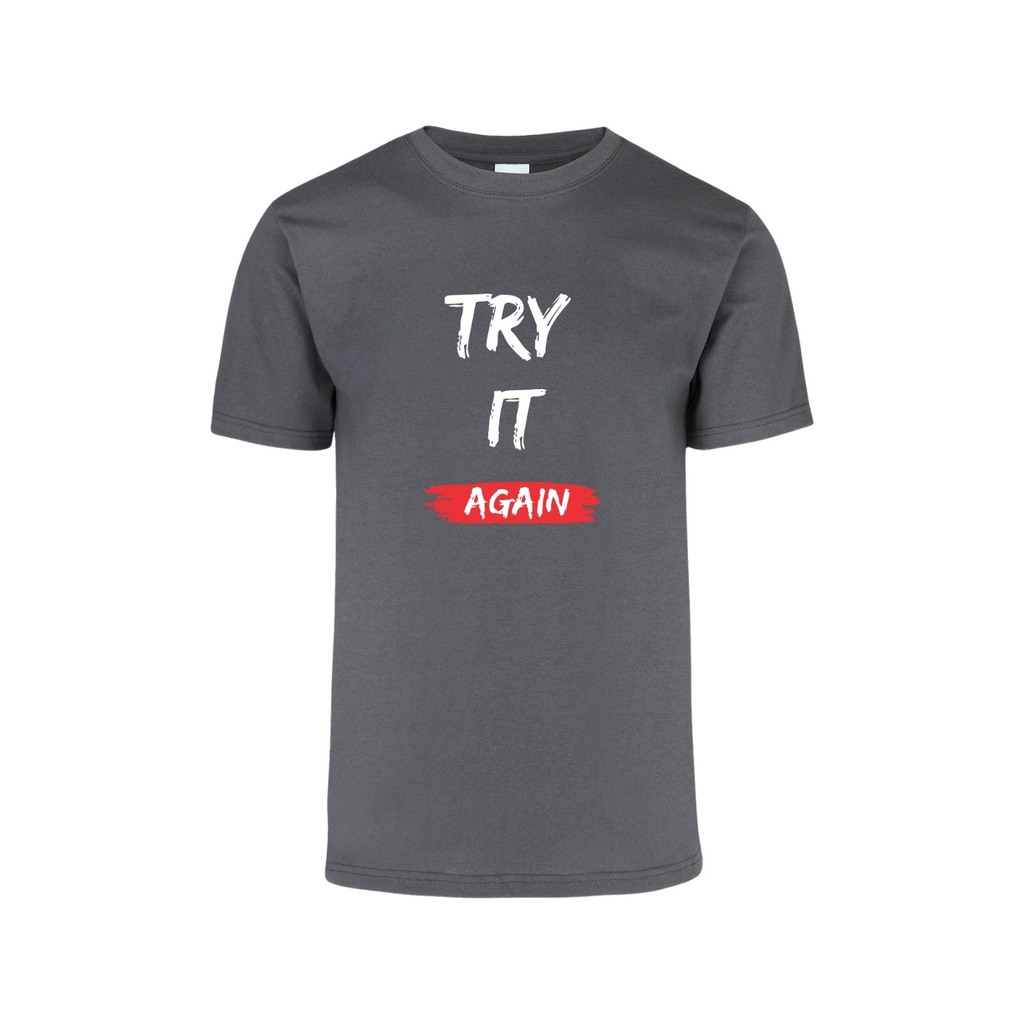 Playera CR/MC Estampada TRAY IT AGAIN