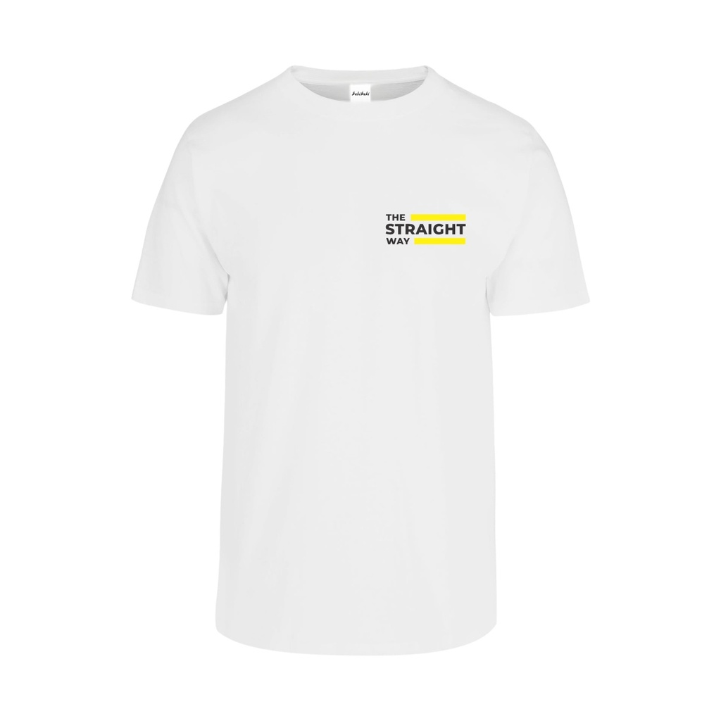 Playera CR/MC Estampada THE STRAIGHT WAY