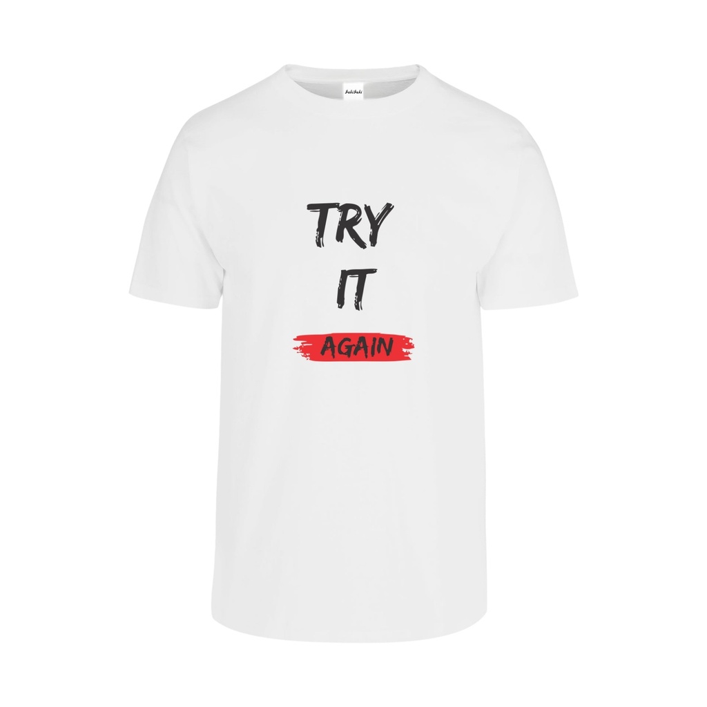 Playera CR/MC Estampada TRAY IT AGAIN